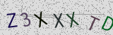 Visual CAPTCHA challenge