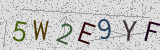 Visual CAPTCHA challenge