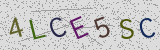 Défi visuel du captcha
