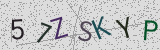 Défi visuel du captcha