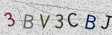 Défi visuel du captcha