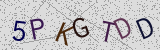 Défi visuel du captcha